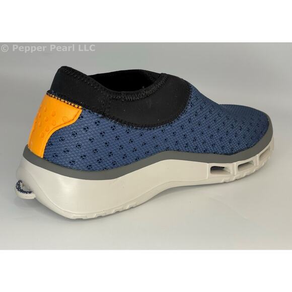 Fishing, Boat, Deck Shoes Neoprene Collar Men's Size 8 Blue Water Slip Resistant - Picture 4 of 11